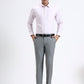 White & Pink Striped Slim Fit Formal Shirt | Greenfibre