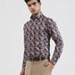 Fawn Printed Slim Fit Party Wear Shirt | Greenfibre