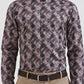Fawn Printed Slim Fit Party Wear Shirt | Greenfibre