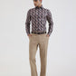 Fawn Printed Slim Fit Party Wear Shirt | Greenfibre