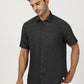 Black Printed Smart Fit Semi Casual Shirt | Greenfibre