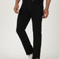 Jet Black Solid Slim Fit Jeans | Greenfibre