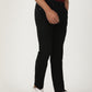 Jet Black Solid Slim Fit Jeans | Greenfibre