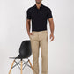 Beige Solid Super Slim Fit Casual Trouser | Greenfibre