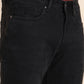 Charcoal Grey Washed Straight Fit Jeans | Greenfibre