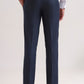 Blue Solid Slim Fit Formal Trouser | Greenfibre