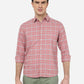 Slate Rose Checked Slim Fit Casual Shirt | Greenfibre