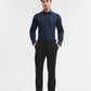 Black Solid Slim Fit Formal Trouser | Greenfibre