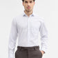 White & Blue Checked Regular Fit Formal Shirt | Greenfibre
