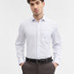 White & Blue Checked Regular Fit Formal Shirt | Greenfibre