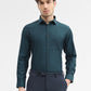 Peacock Solid Slim Fit Party Wear Shirt | Greenfibre