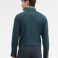 Peacock Solid Slim Fit Party Wear Shirt | Greenfibre