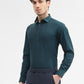 Peacock Solid Slim Fit Party Wear Shirt | Greenfibre