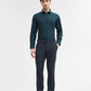 Peacock Solid Slim Fit Party Wear Shirt | Greenfibre