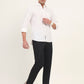 Black Printed Neo Fit Casual Trouser | Greenfibre