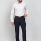 Grey Printed Slim Fit Formal Shirt | JadeBlue Youth