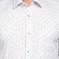 Grey Printed Slim Fit Formal Shirt | JadeBlue Youth