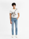 River Indigo Blue Solid Narrow Fit Jeans | Greenfibre