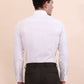 Cream Solid Slim Fit Formal Shirt | Greenfibre