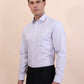 Grey Checked Regular Fit Formal Shirt | Greenfibre