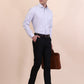 Grey Checked Regular Fit Formal Shirt | Greenfibre