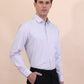 Grey Checked Regular Fit Formal Shirt | Greenfibre