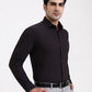 Brown Checked Slim Fit Party Wear Shirt | Greenfibre