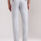 Steel Grey Solid Neo Fit Casual Trouser | Greenfibre