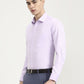 Purple Solid Slim Fit Formal Shirt | Greenfibre