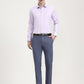 Purple Solid Slim Fit Formal Shirt | Greenfibre