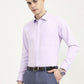 Purple Solid Slim Fit Formal Shirt | Greenfibre