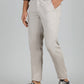 Light Grey Dobby Neo Fit Casual Trouser | Greenfibre