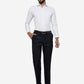 White Solid Slim Fit Formal Shirt | Greenfibre