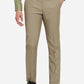 Fawn Solid Slim Fit Formal Trouser | Greenfibre