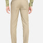 Fawn Solid Slim Fit Formal Trouser | Greenfibre