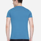 Seaport Blue Solid Slim Fit T-Shirt | Greenfibre