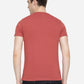 Red Solid Slim Fit T-Shirt | Greenfibre