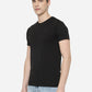 Black Solid Slim Fit T-Shirt | Greenfibre