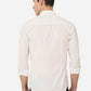 Bright White Solid Slim Fit Semi Casual Shirt | Greenfibre