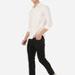 Bright White Solid Slim Fit Semi Casual Shirt | Greenfibre