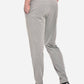 Grey Melange Solid Regular Fit Track Pant | Greenfibre