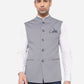 Light Grey Bandhgala Jacket | Greenfibre