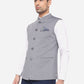 Light Grey Bandhgala Jacket | Greenfibre