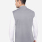 Light Grey Bandhgala Jacket | Greenfibre