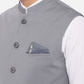 Light Grey Bandhgala Jacket | Greenfibre