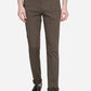 Rust Solid Super Slim Fit Casual Trouser | Greenfibre