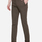 Rust Solid Super Slim Fit Casual Trouser | Greenfibre