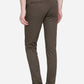 Rust Solid Super Slim Fit Casual Trouser | Greenfibre