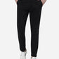 Black Solid Slim Fit Casual Trouser | Greenfibre