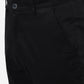 Black Solid Slim Fit Casual Trouser | Greenfibre